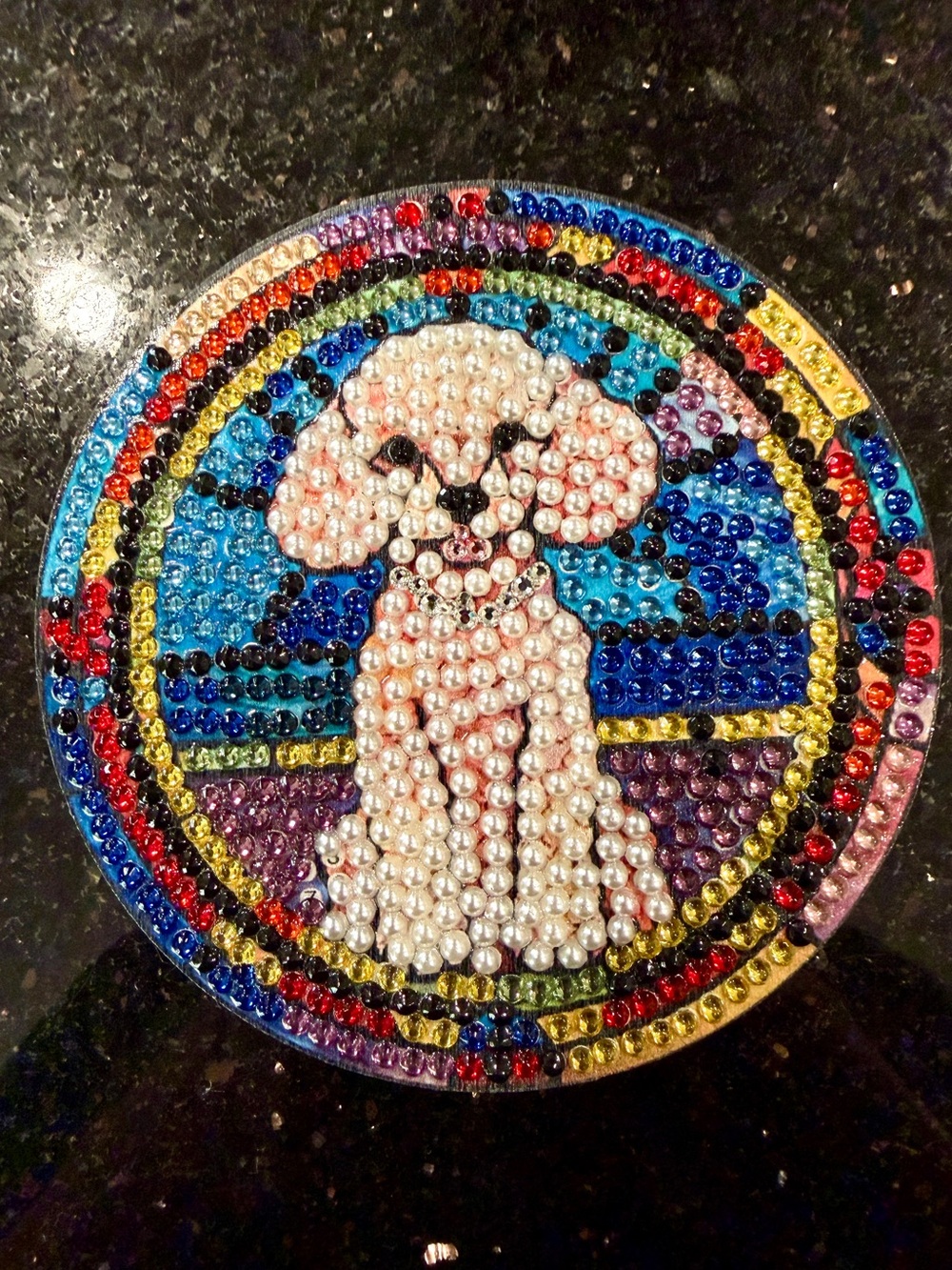 Custom Mosaic Dog Coasters (Set of 7) - Picture 4 of 9